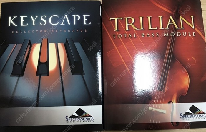 spectrasonics trilian, keyscape 일괄 판매합니다. -가격내림-